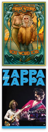 Arlo Guthrie & Dweezil Zappa albums