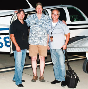 Pilot Joe Jordan, Ted Nugent, Bob Quandt