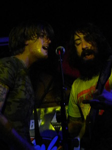 Guitarists Ian McDonald and Cecil Moss of Turf War