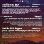 Coachella 2013 Lineup Blur Stone Roses Phoenix Red Hot Chili Peppers