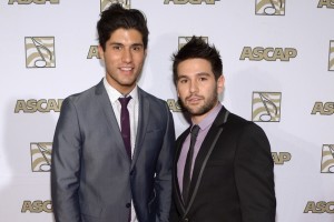 Dan + Shay's debut album will be released April 1. Photo by Michael Loccisano, Getty Images 