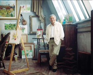 Tony Bennett in his studio. Photo by Mark Seliger