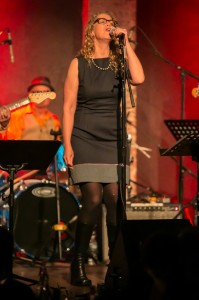 Joan Osborne at the Nuggets anniversary show. Photo by George Kopp