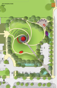 The plans for Jimi Hendrix Park in Seattle