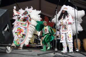 Semolian Warriors Mardi Gras Indians, New Orleans Jazz Fest, Kyra Kverno