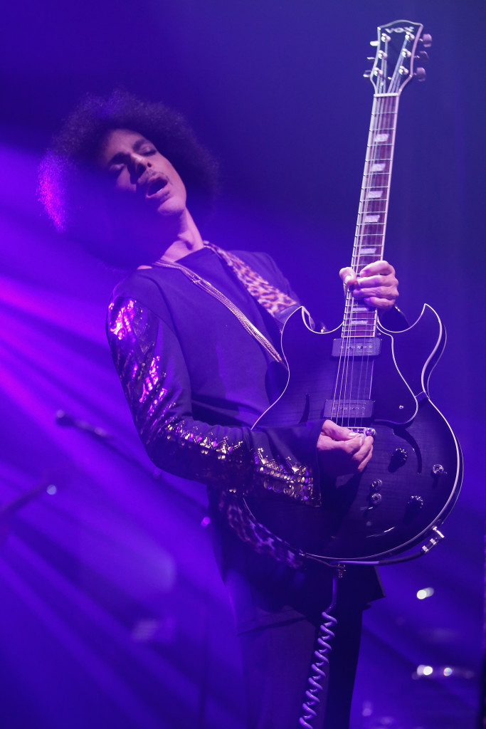  Prince during the "HitnRun" tour opener at The Louisville Palace on March 14, 2015 in Louisville, Kentucky. Credit: NPG Records