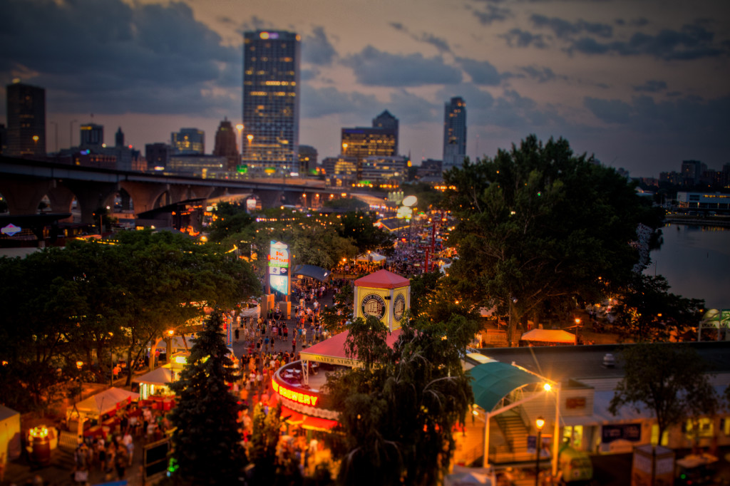 Summerfest Grounds at Night, Courtesy of Summerfest