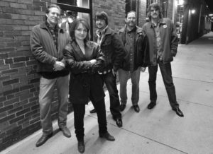 The SteelDrivers on tour (L-R: (banjo), Brent Truitt (mandolin), Tammy Rogers (fiddle, vocals), Gary Nichols (guitar, vocals) and(bass, vocals) 